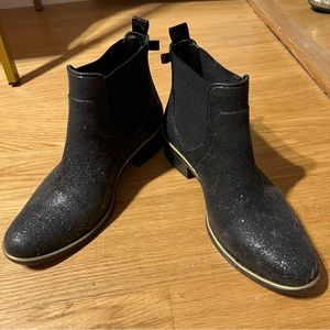 Kate Spade Glitter Chelsea Boot — 8